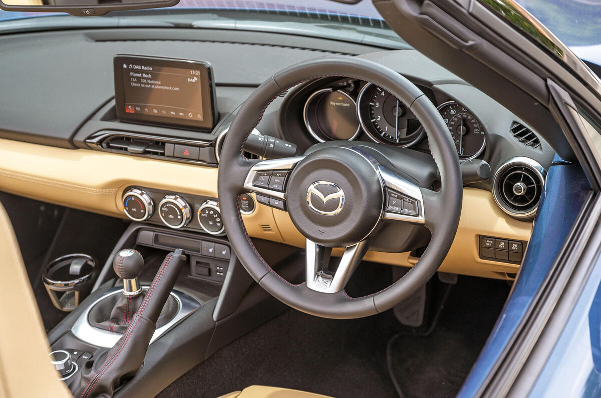 Naturally aspirated group test - Mazda cabin