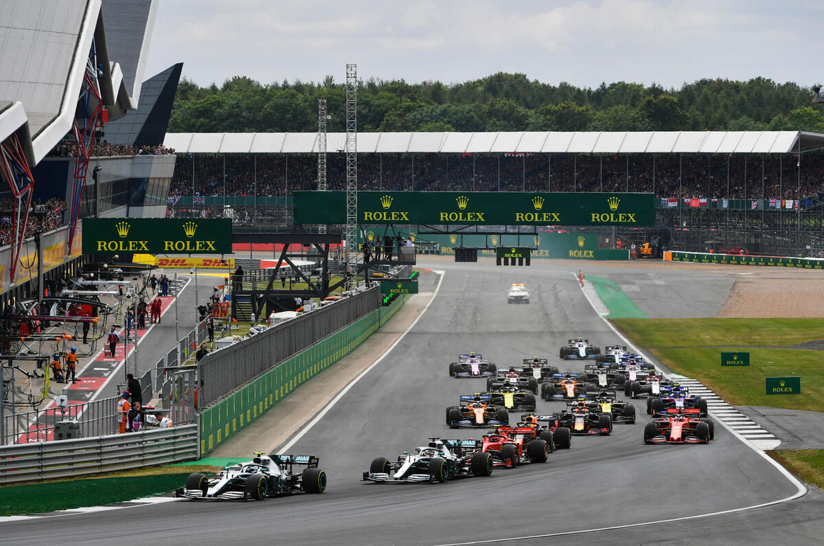 70 years of Formula One - Silverstone first corner
