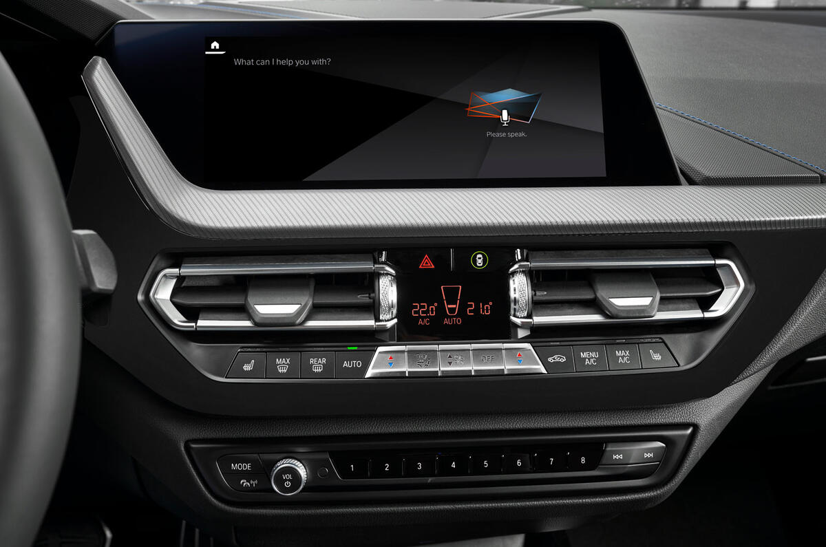 BMW 1 Series 2019 official reveal - infotainment