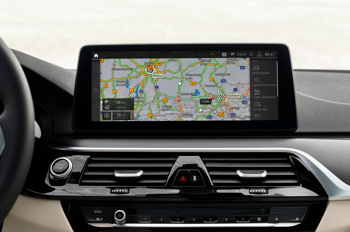 BMW 530e 2020 facelift official images - infotainment BMW 530e 2020 facelift official images - infotainment