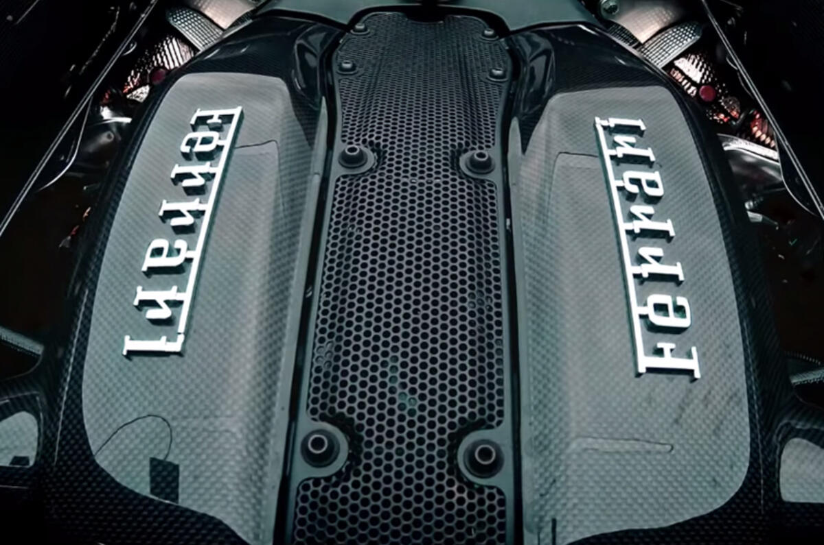 Ferrari F8 Tributo 2019 first ride review - engine cover