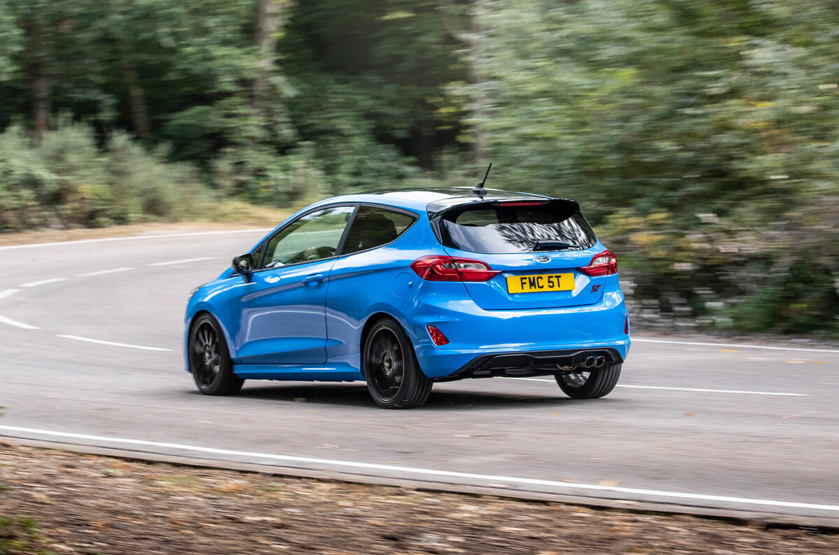 Ford Fiesta ST Edition 2020 official announcement - cornering rear