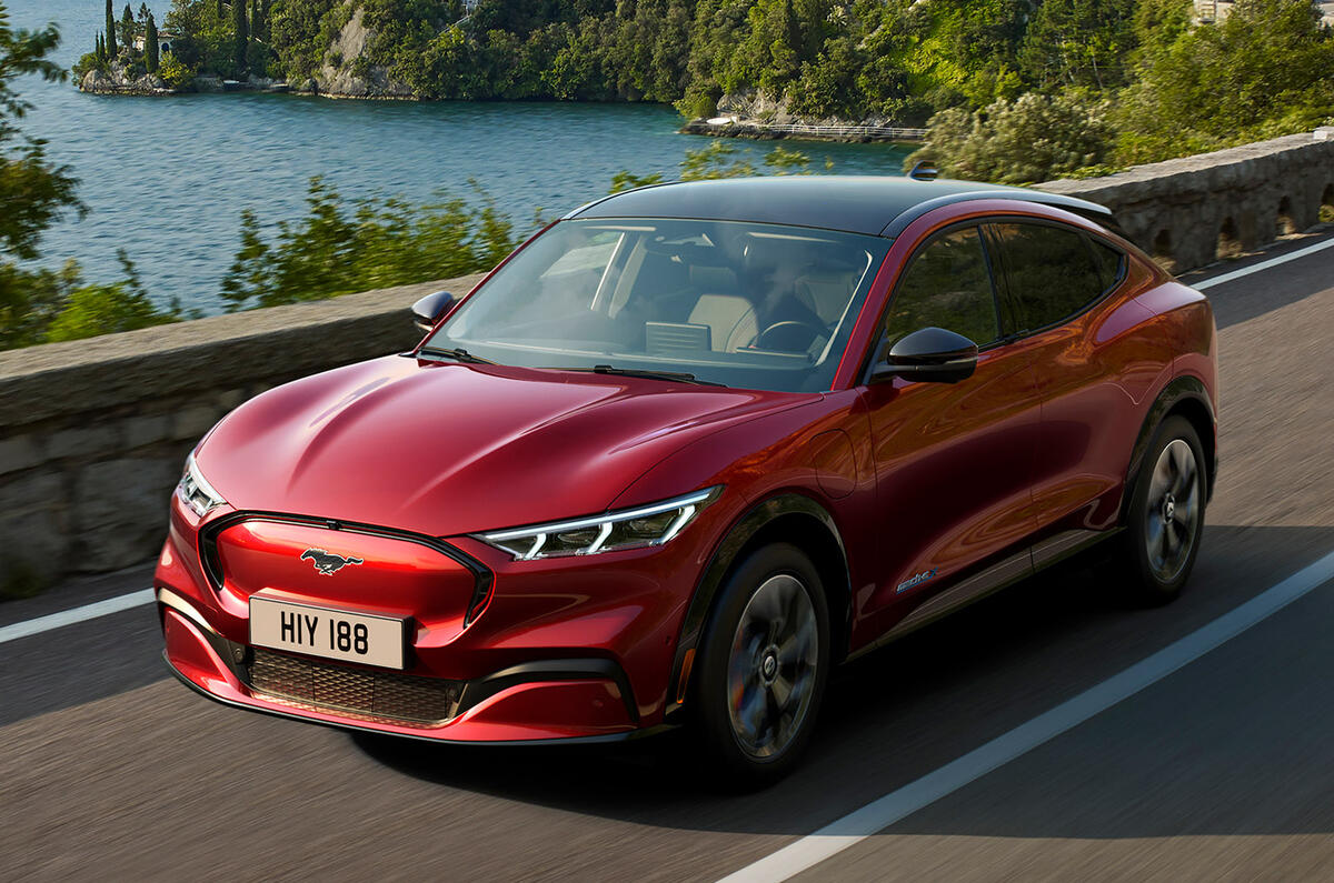 Ford Mustang Mach-E 2020 first ride - on the road front