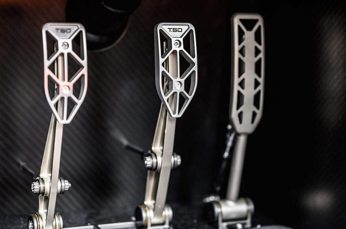 Gordon Murray T50 official reveal - pedals Gordon Murray T50 official reveal - pedals