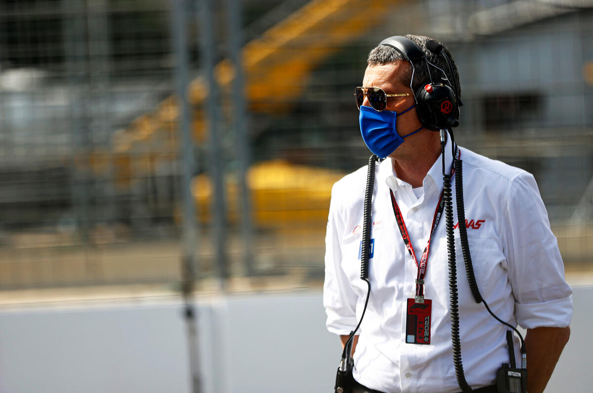 86 Gunther Steiner Haas interview 2021 headphones