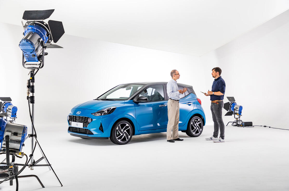Hyundai i10 2019 reveal - studio interview