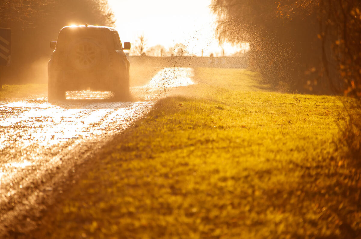 Jaguar Land Rover Cross Country - Defender sunset Jaguar Land Rover Cross Country - Defender sunset