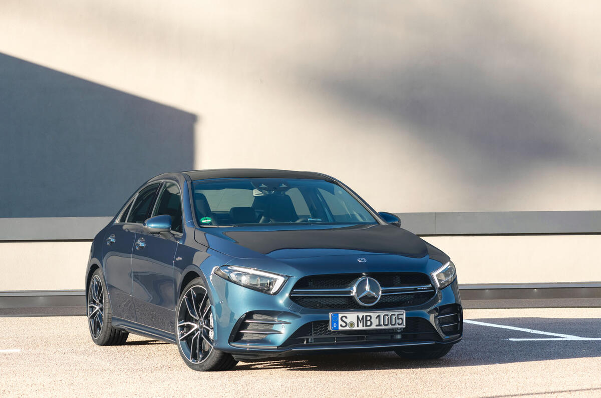 Mercedes-AMG A35 Saloon 2019 official reveal - static front