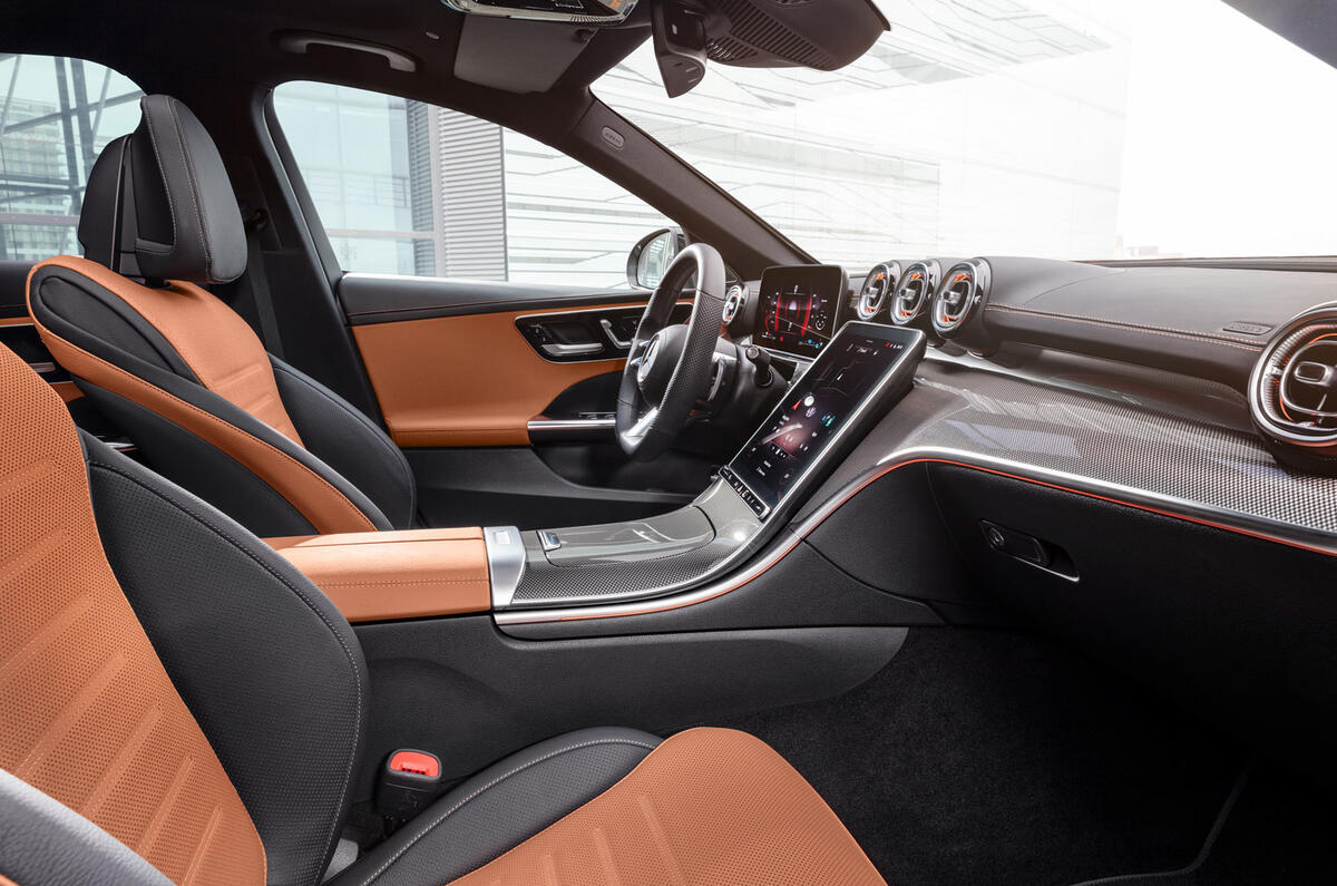 86 Mercedes Benz C Class 2021 official images interior brown 86 Mercedes Benz C Class 2021 official images interior brown