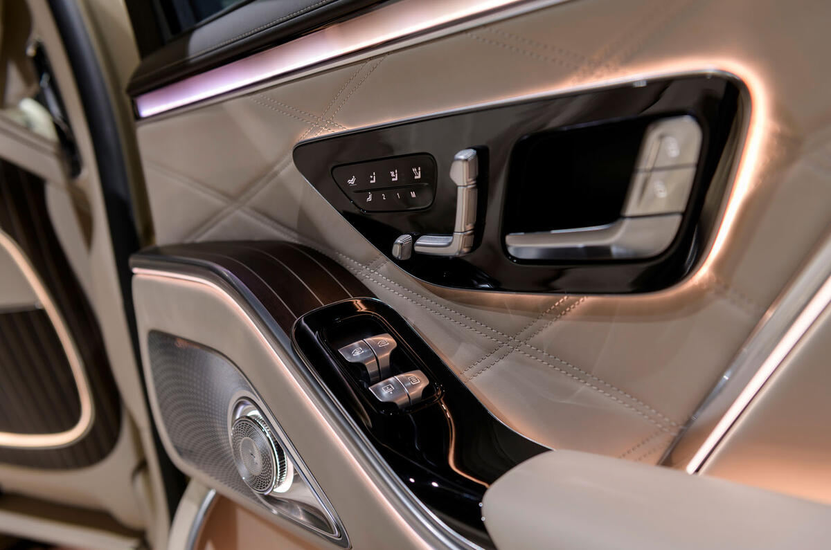 2021 Mercedes-Maybach S-Class official images - door cards