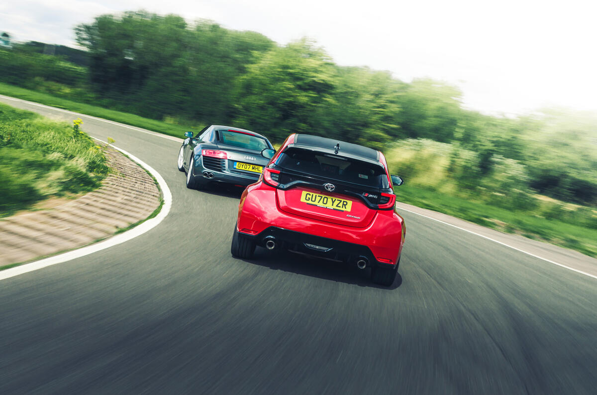 86 toyota yaris gr audi r8