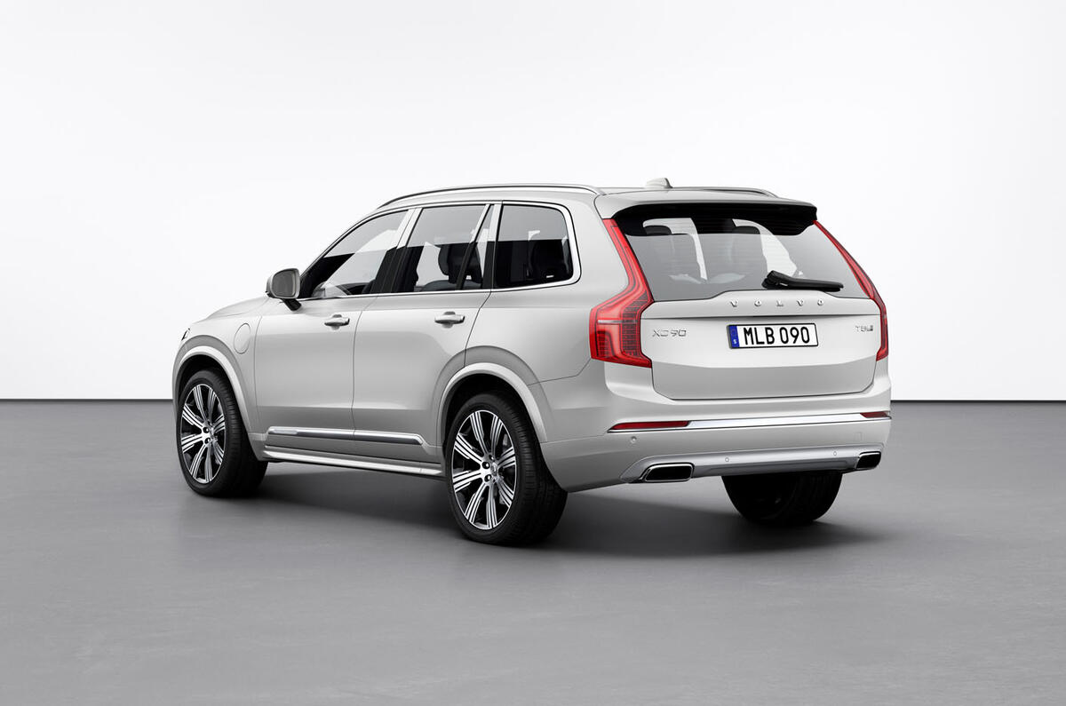 Volvo XC90 2019 refresh official press - static rear