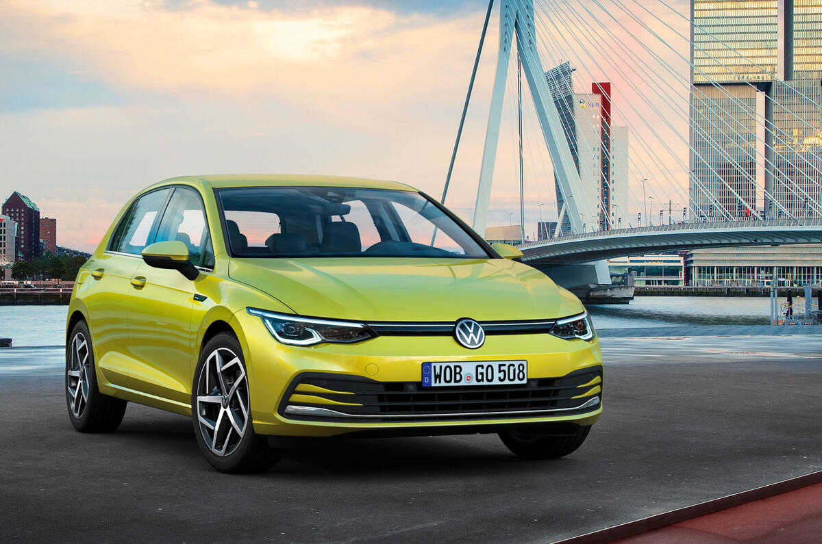 2020 Volkswagen Golf Mk8 official press - static front