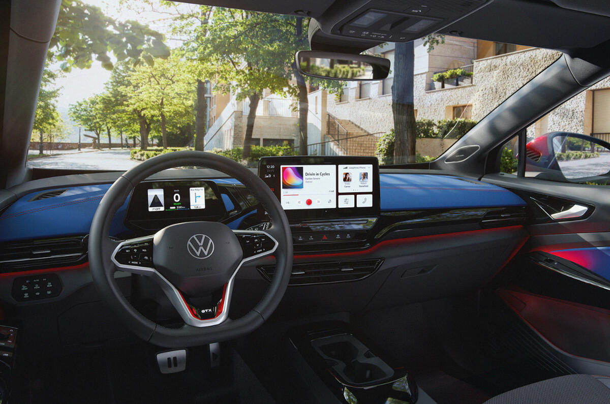 86 VW ID 4 GTX official images dashboard 86 VW ID 4 GTX official images dashboard