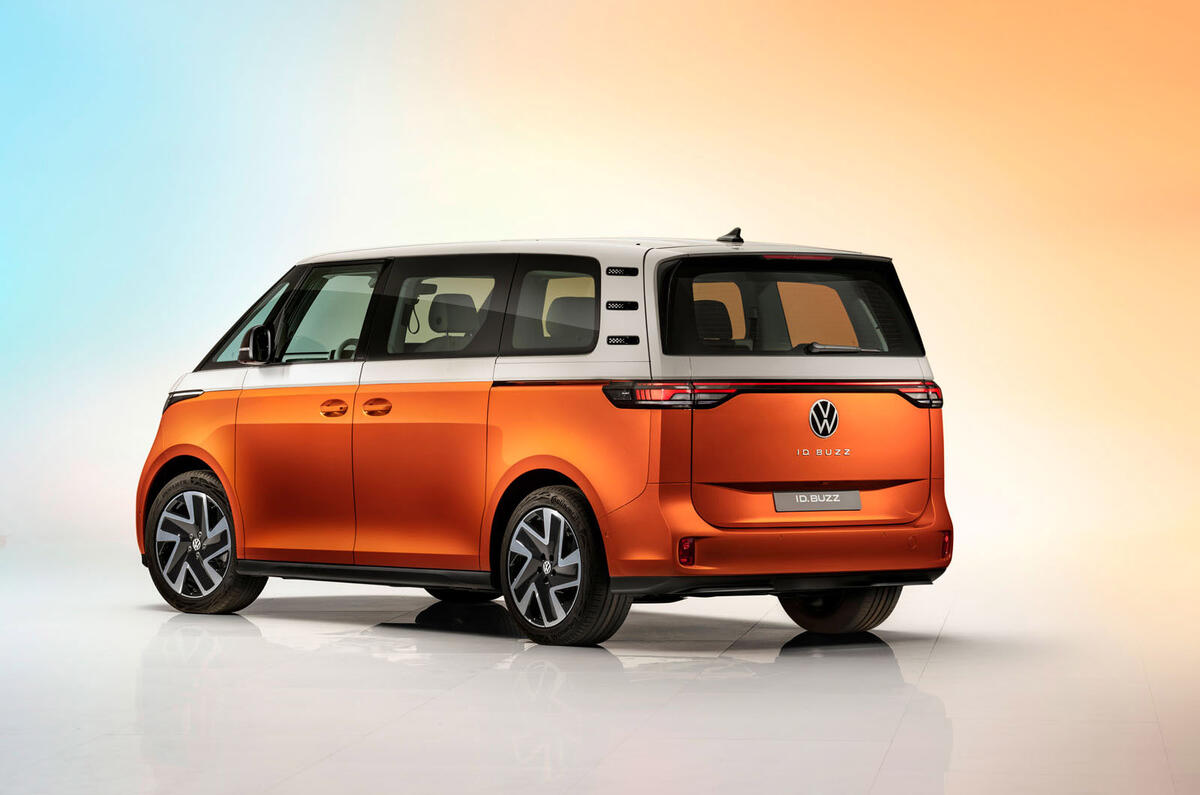 86 VW ID Buzz 2022 official reveal static rear 86 VW ID Buzz 2022 official reveal static rear