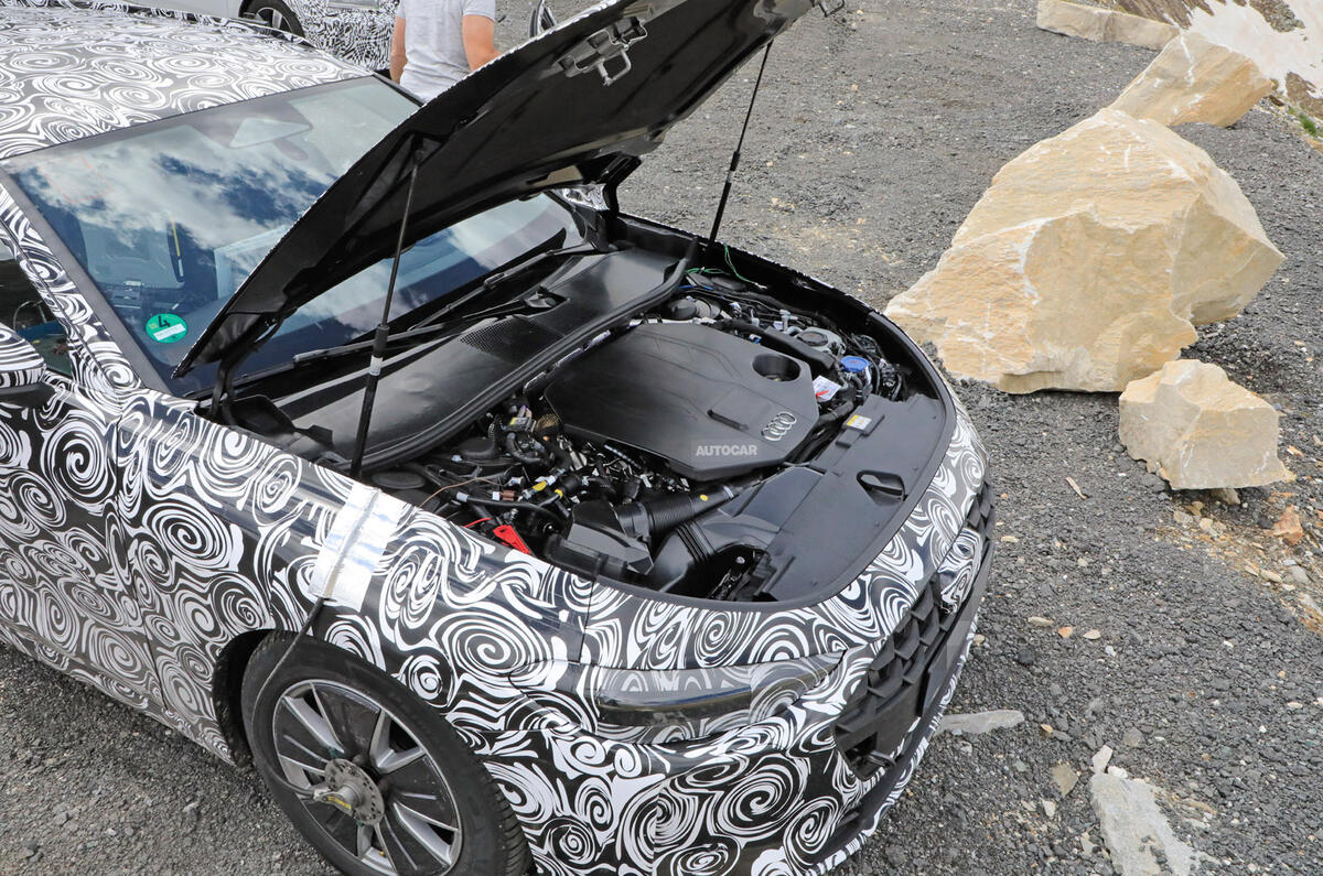 86 disguised Audi S4 under the bonnet