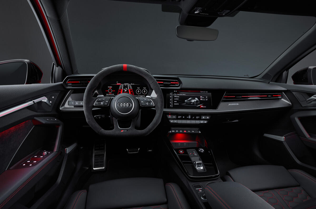87 Audi RS3 2021 official reveal hatch dashboard 87 Audi RS3 2021 official reveal hatch dashboard