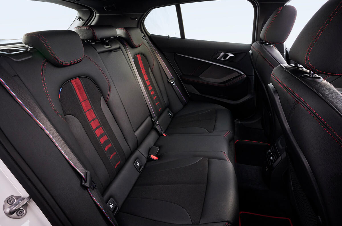 BMW 1 Series 128ti official reveal - rear seats BMW 1 Series 128ti official reveal - rear seats