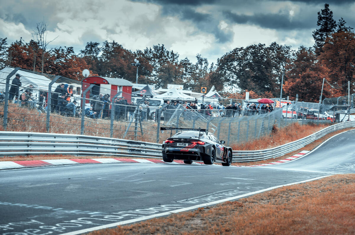 87 bmw m4 gt3  nurburgring rear jump 87 bmw m4 gt3  nurburgring rear jump