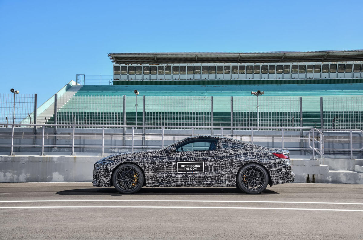 2019 BMW M8 prototype ride - static side