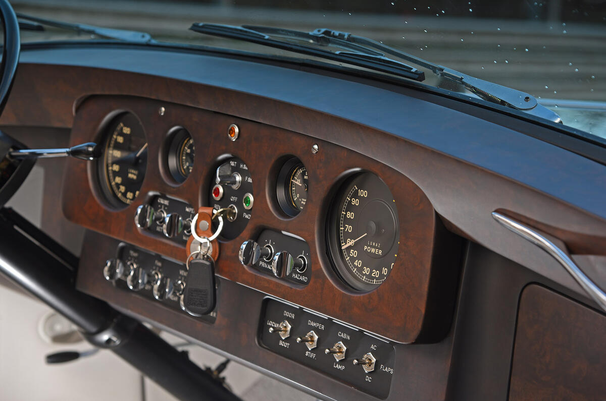 87 Brands Hatch EV records feature Rolls dash