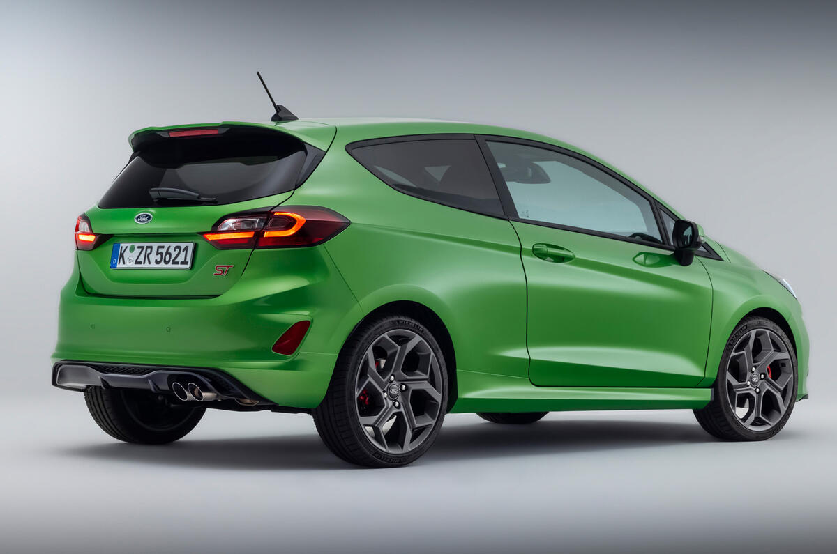 87 Ford Fiesta 2021 refresh ST studio static rear