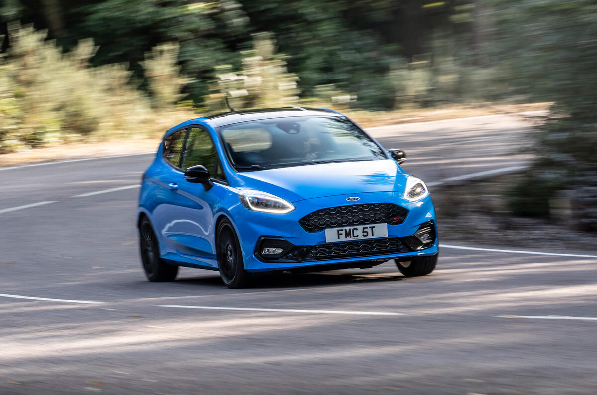 Ford Fiesta ST Edition 2020 official announcement - cornering front