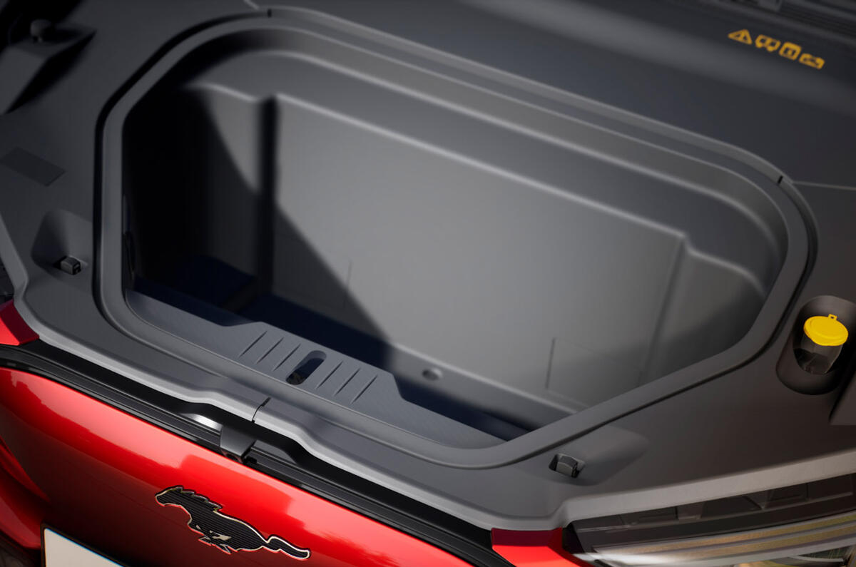 Ford Mustang Mach-E 2020 first ride - front boot