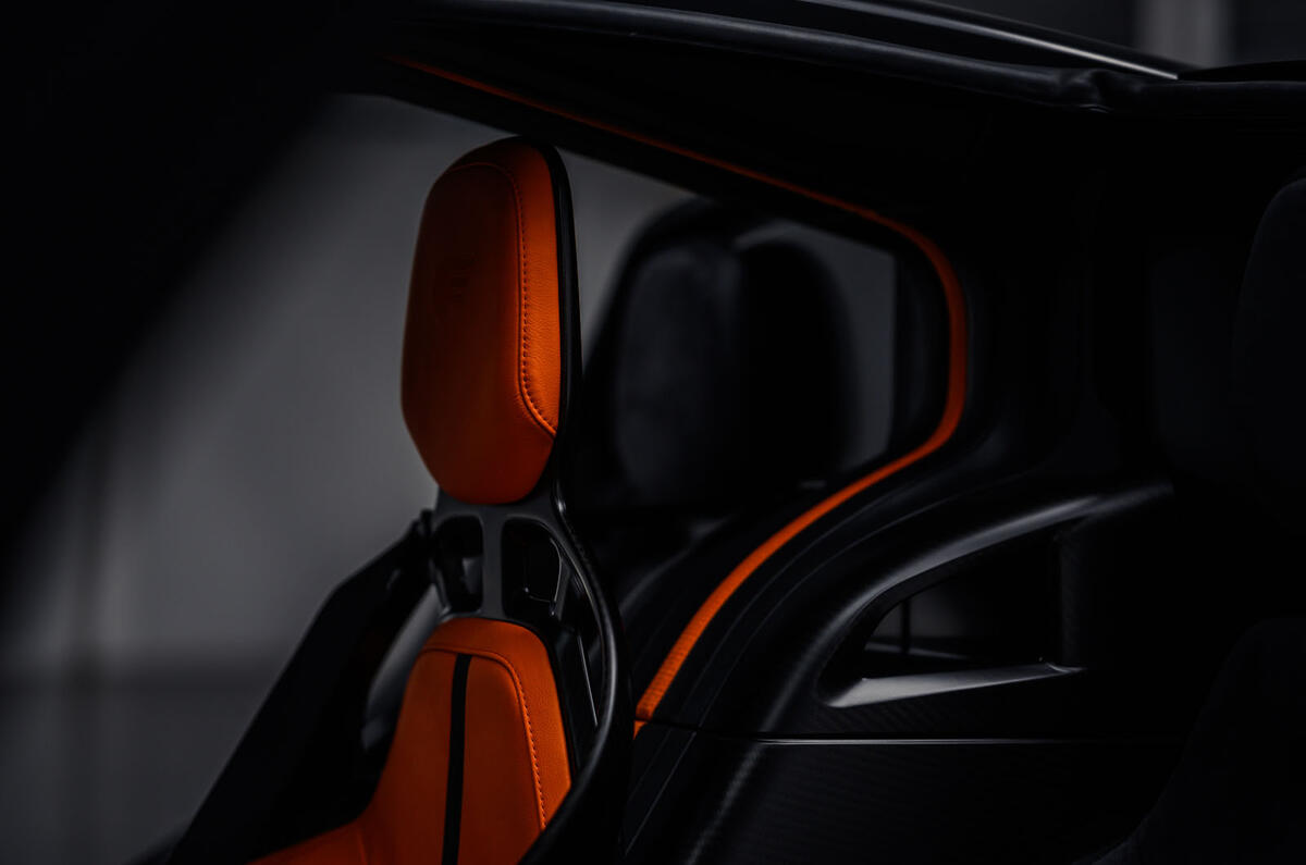 Gordon Murray T50 official reveal - seats Gordon Murray T50 official reveal - seats