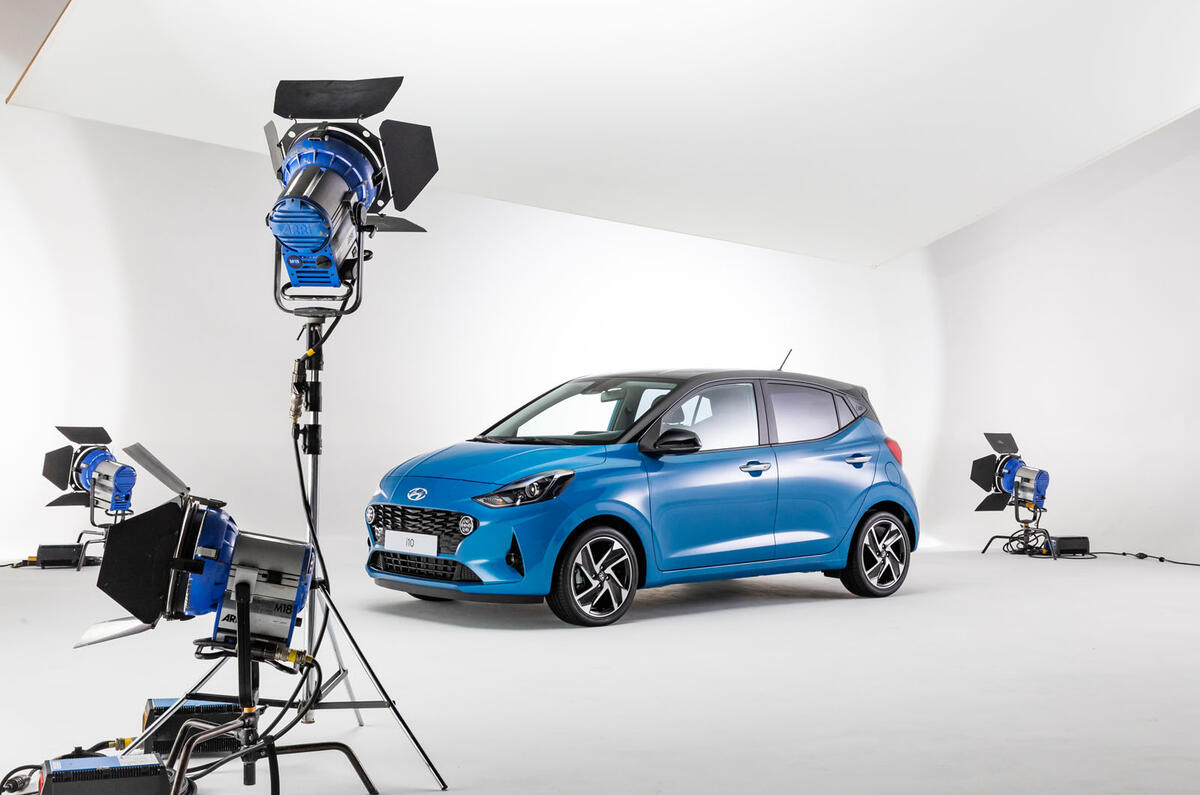 Hyundai i10 2019 reveal - studio