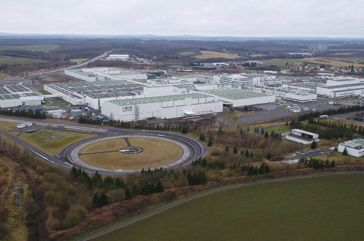 87 Ineos Hambach factory tour 2022 factory from air