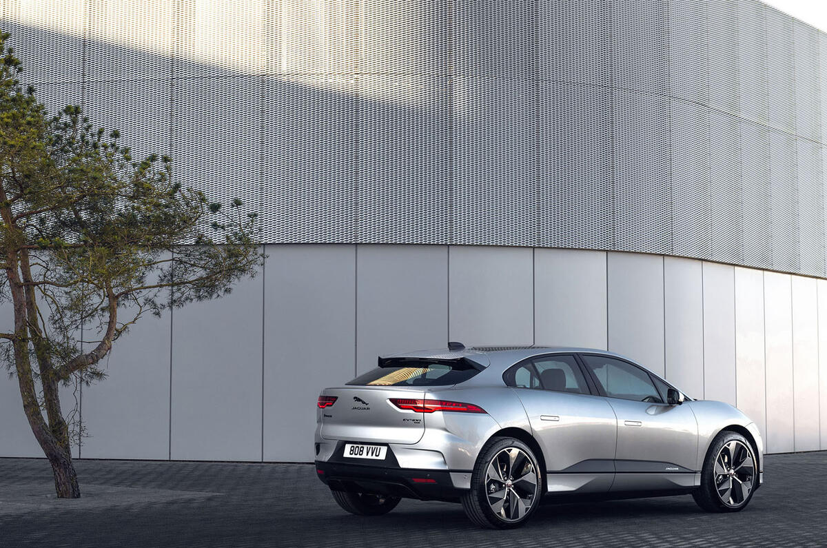 Jaguar I-Pace 2021 facelift official images - static rear Jaguar I-Pace 2021 facelift official images - static rear