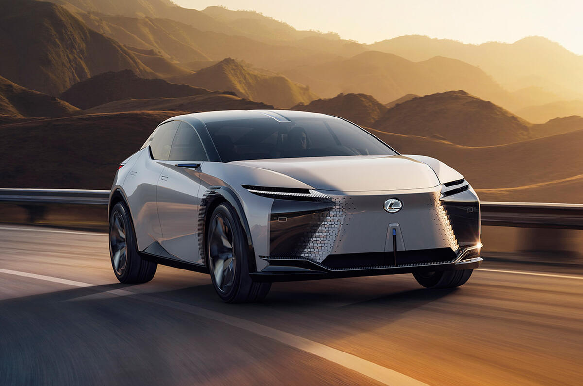 87 Lexus LF Z concept official images tracking