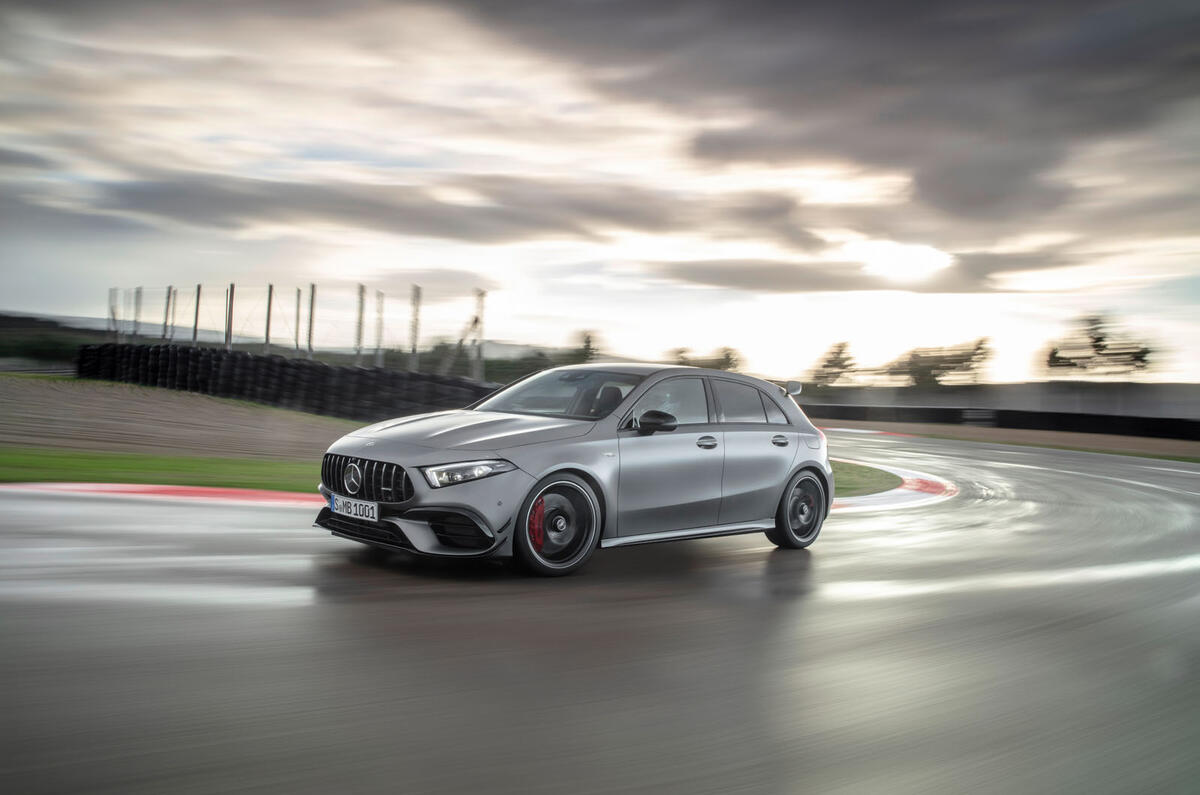 Mercedes-AMG A45 S 2019 official reveal - track side