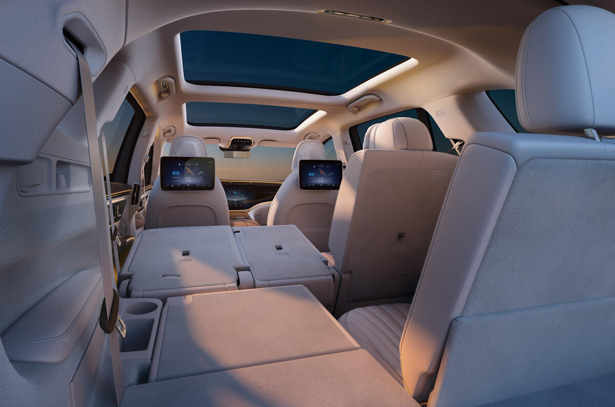 87 mercedes benz eqs suv official reveal images flat seats 87 mercedes benz eqs suv official reveal images flat seats