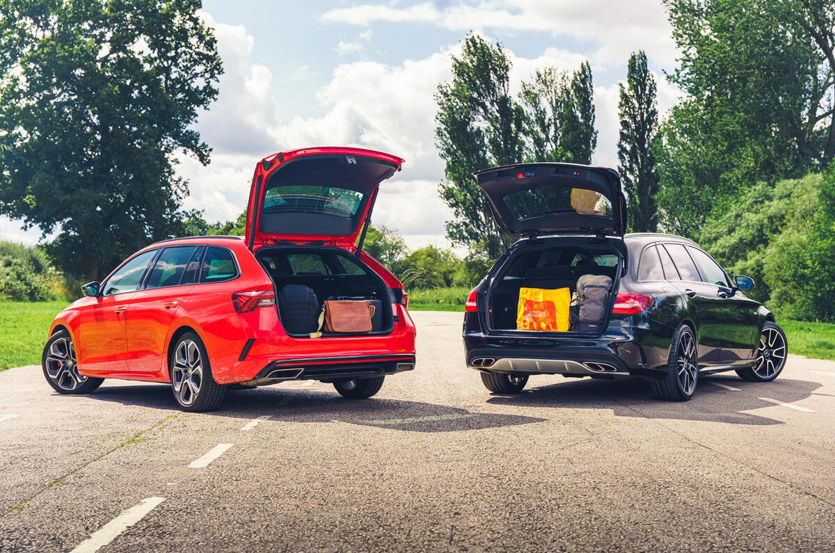 87 new Octavia vrs vs used AMG C43 static 87 new Octavia vrs vs used AMG C43 static