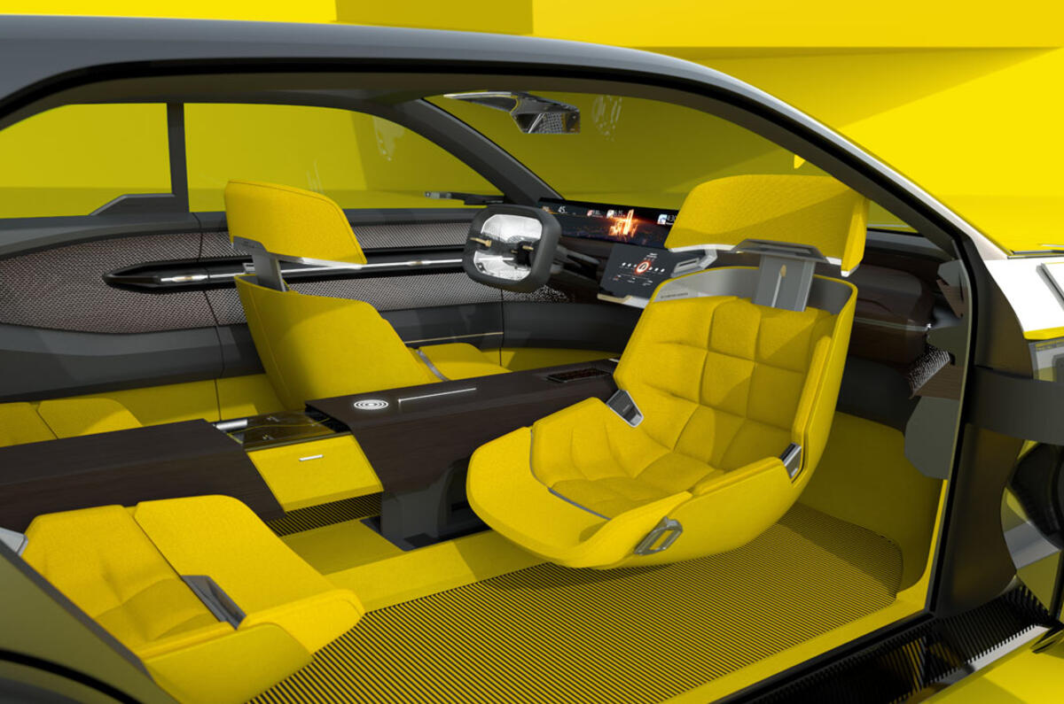 Renault Morphoz concept official studio images - front seats Renault Morphoz concept official studio images - front seats