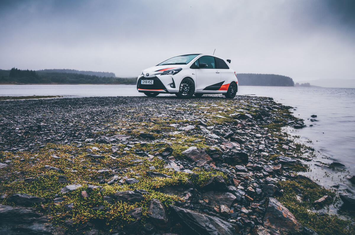 2019 Wales Rally GB preview in a Yaris GRMN - static