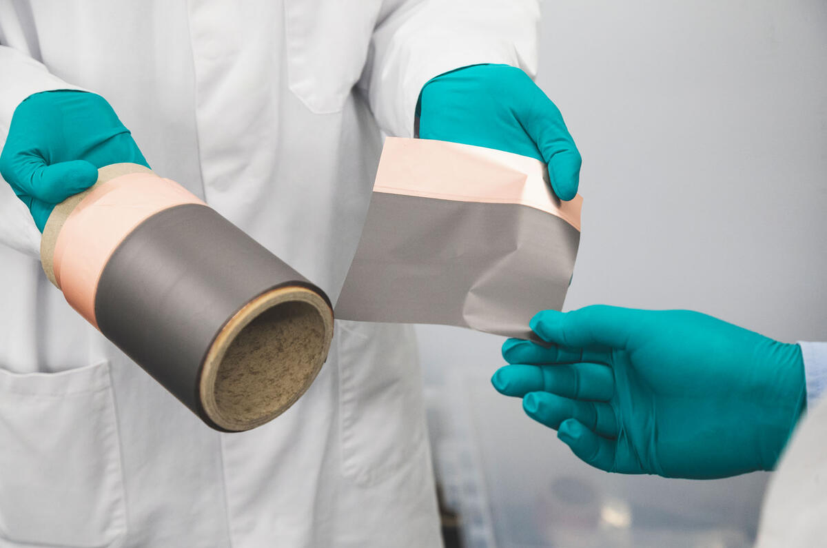 We built a Lithium-ion battery - roll