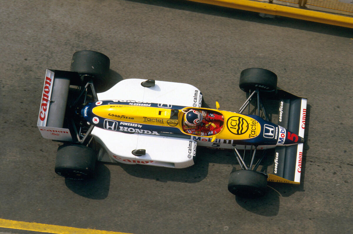Throwback Thursday: driving the 1987 F1 title-winning Williams