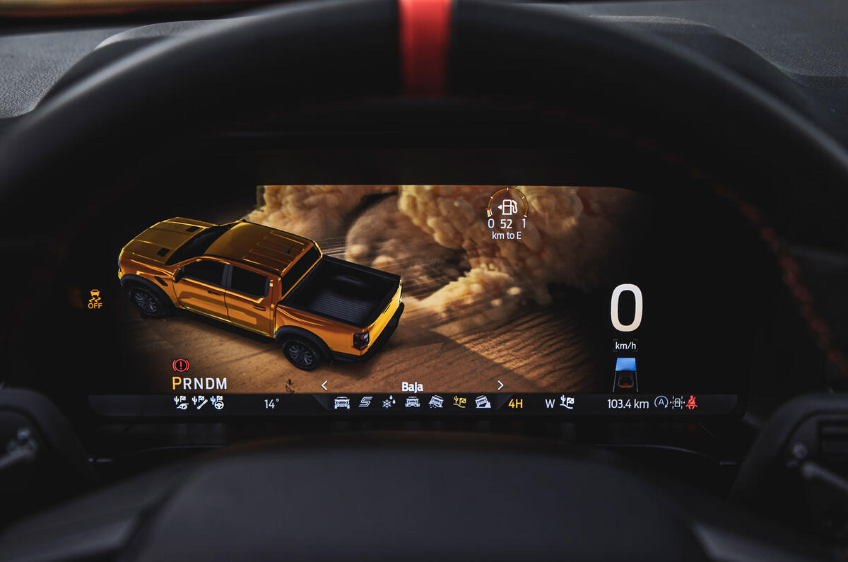 88 2022 Ford Ranger Raptor official reveal digital instruments 88 2022 Ford Ranger Raptor official reveal digital instruments