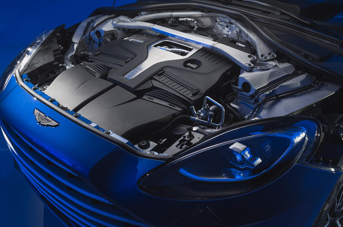 88 Aston Martin DBX 707 Autocar images engine
