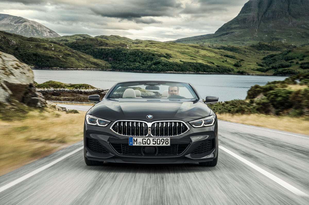 BMW 8 Series cabriolet 2018 official reveal - nose