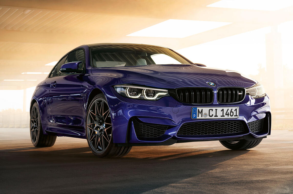 BMW M4 Edition M Heritage official press - blue
