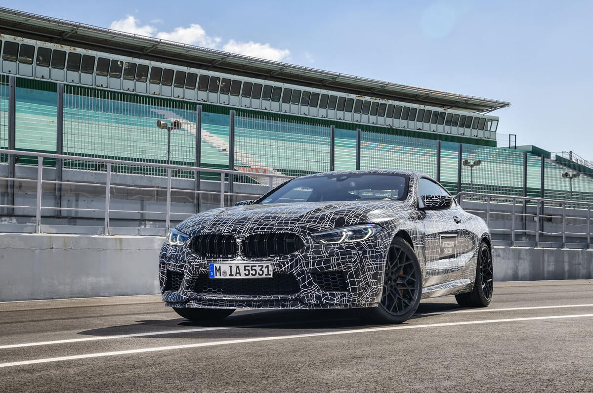 2019 BMW M8 prototype ride - static front
