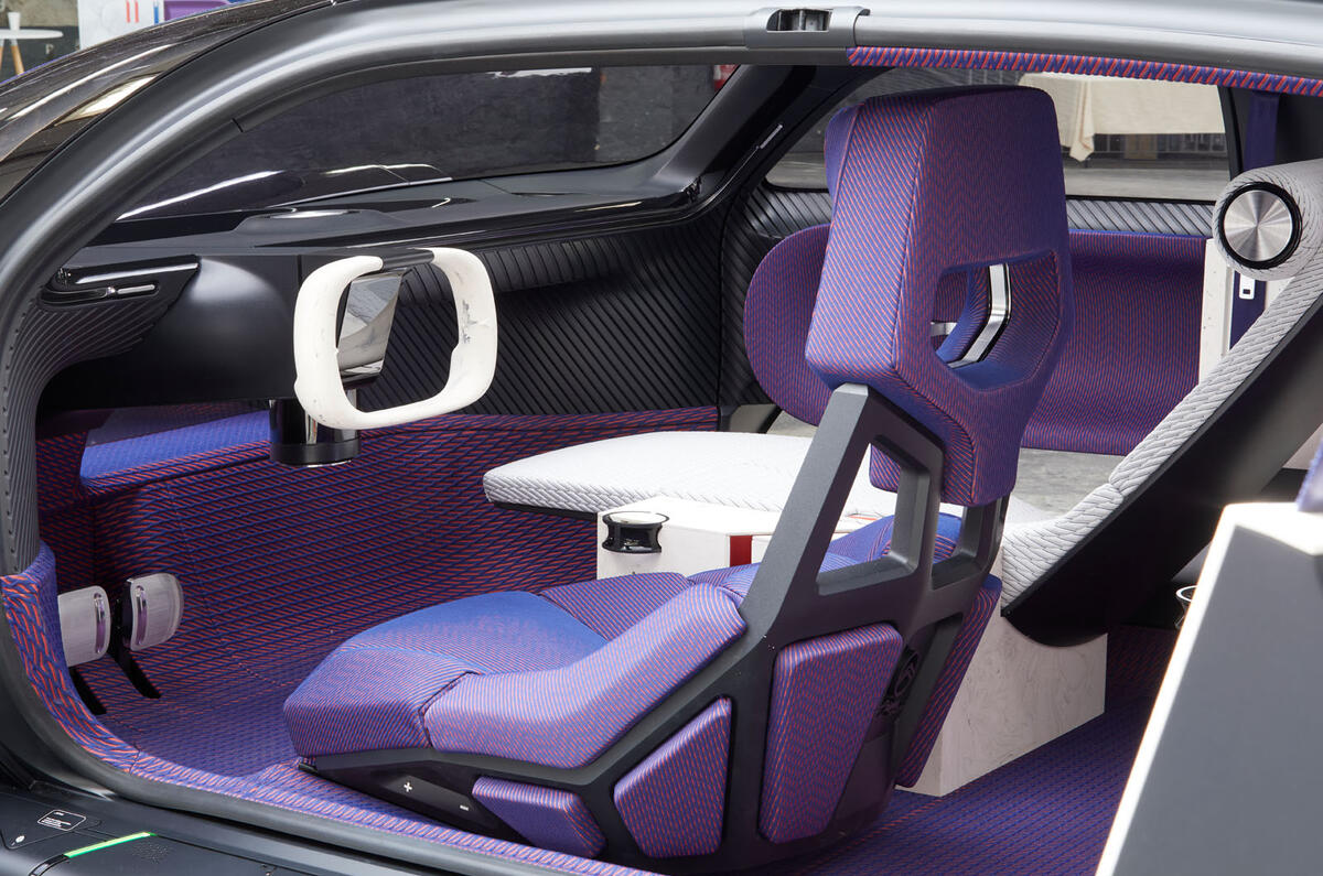 Citroen 19_19 concept official reveal - front seat frame