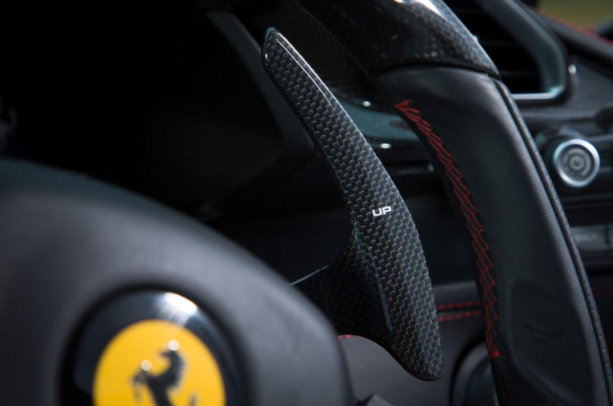Ferrari 488 GTB rewind - paddle shifters Ferrari 488 GTB rewind - paddle shifters