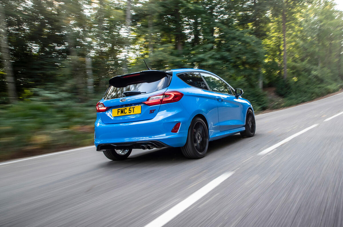 Ford Fiesta ST Edition 2020 official announcement - on the road rear