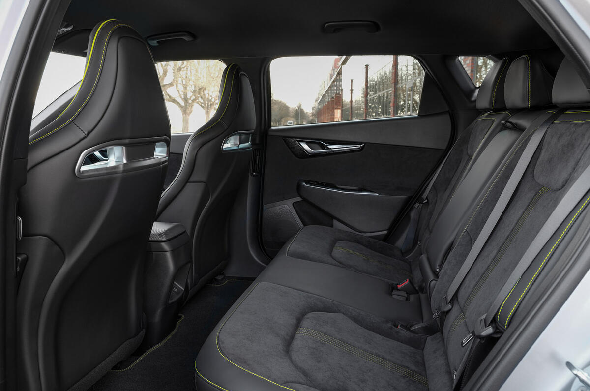 88 Kia EV6 prototype ride 2022 rear seats