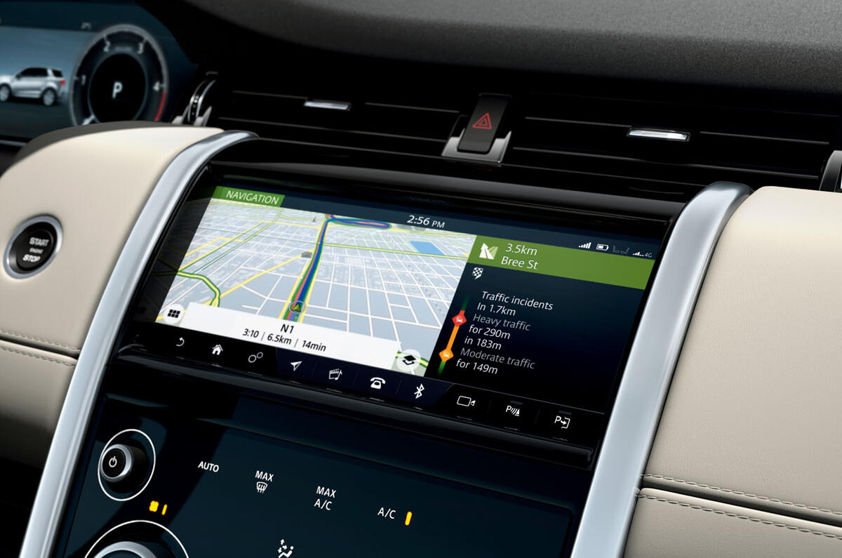 Land Rover Discovery Sport 2019 official reveal - navigation